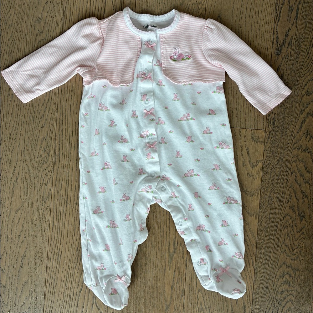 Baby Girl Clothing Bundle 6-9 months - Floral, Yellow, and Pink 11 items - Picture 10 of 16